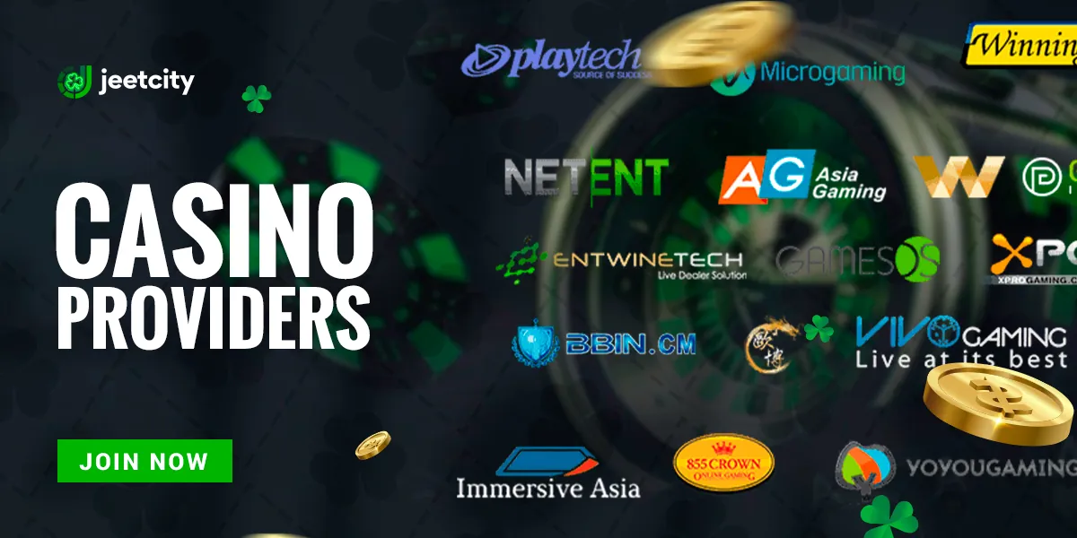 Providers for casino games
