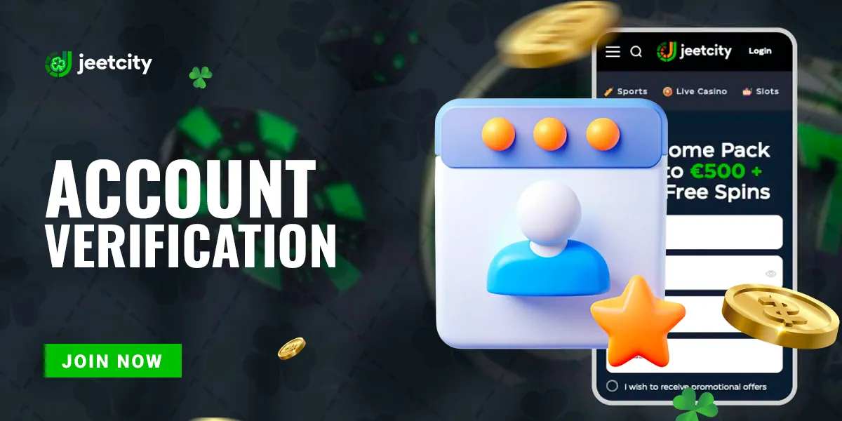 Verification of a new account